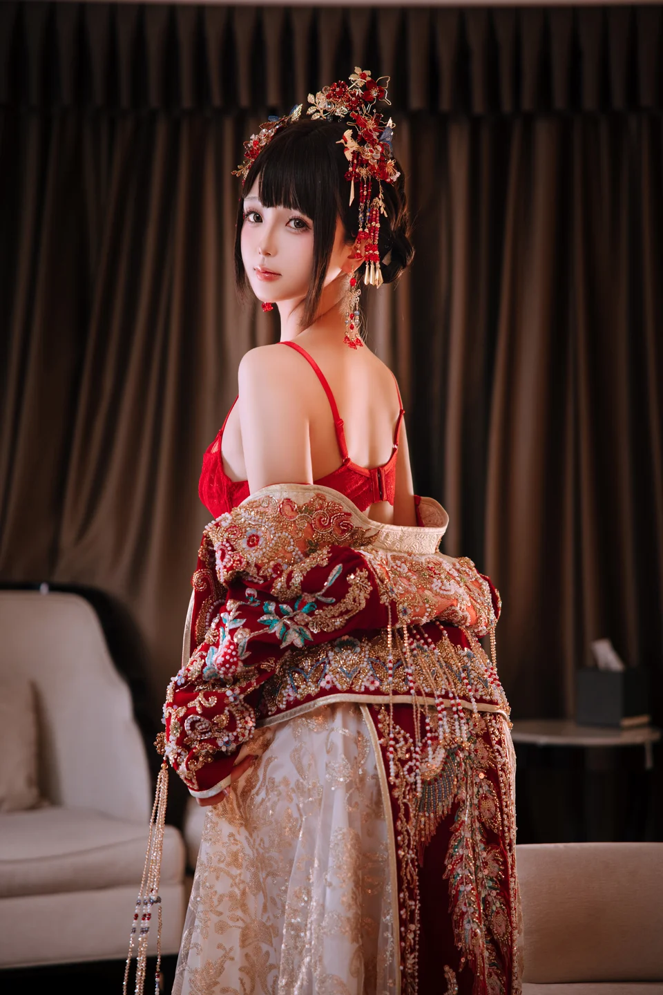 日奈娇 - 洞房花烛 [190P,5V-1.69GB]  tg@simisebaisi 【丝足阁】036.webp